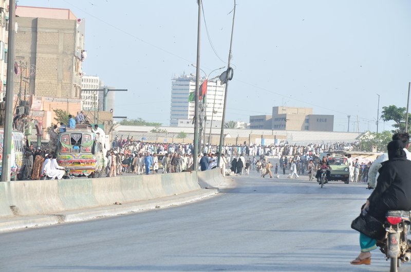 Protest in Lyari