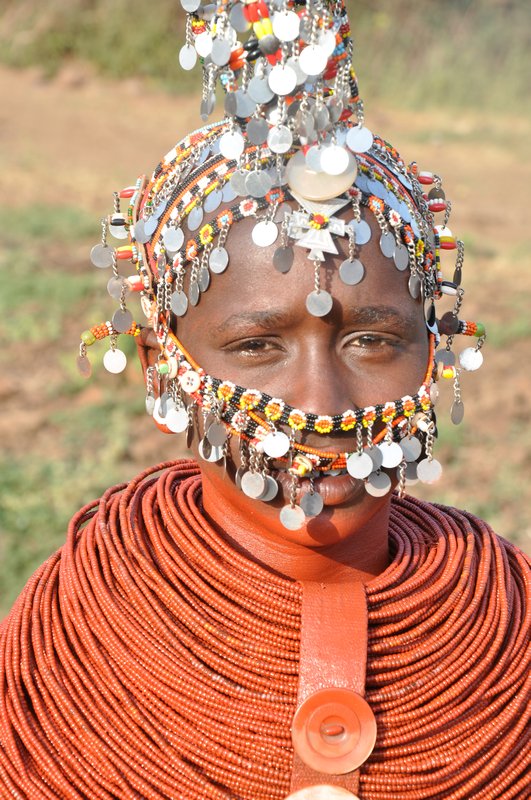 Decorated Samburu girl