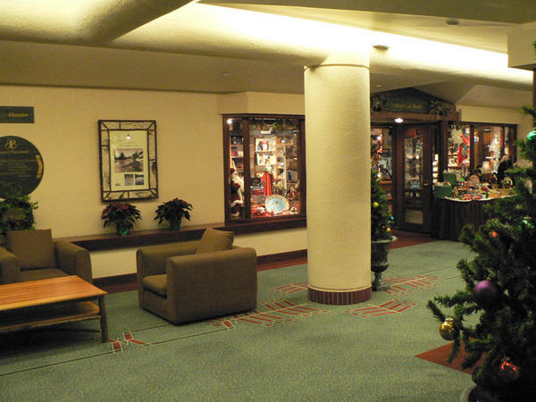 Inside the lodge