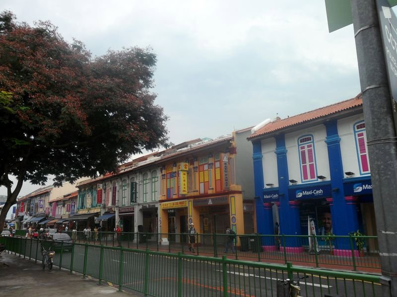 Colourful buildings in Little India
