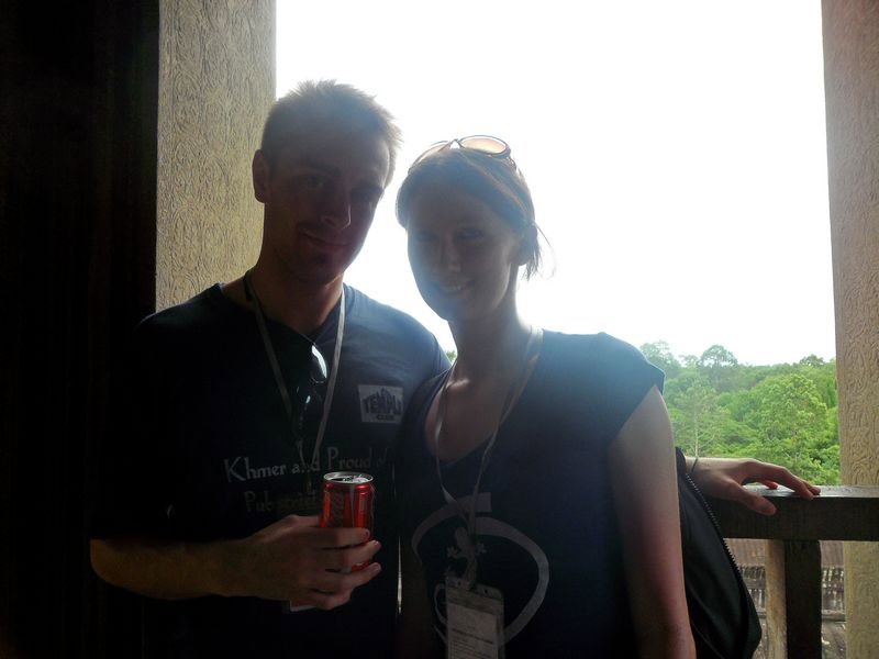 Me and Terry at Angkor Wat