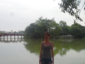 Me at Hoam Kiem Lake