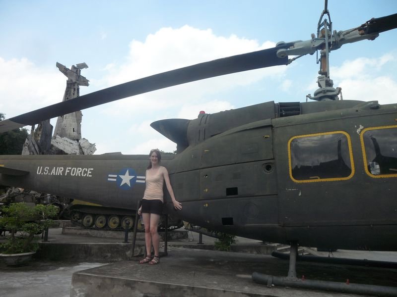 Me with a helicopter