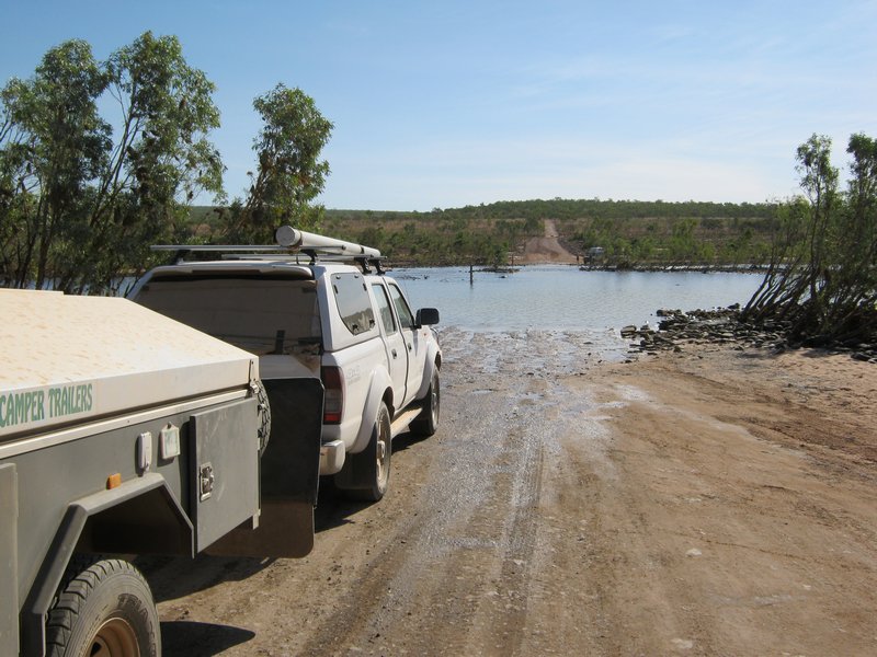 One of the river crossings