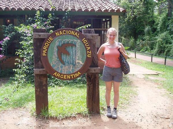 Iguazu Park sign!