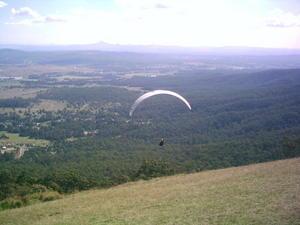 Hang gliding over Mt. Tambourine