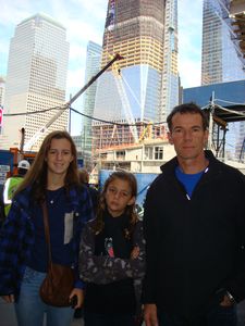 Us in front of the new World Trade Center