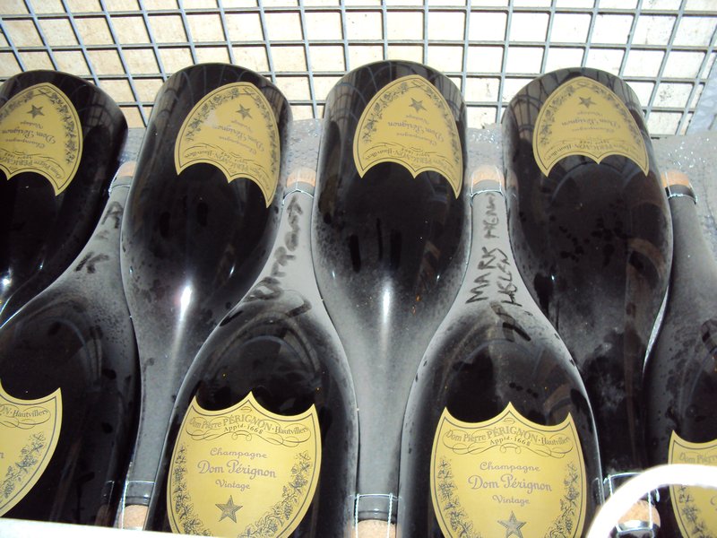 Large bottles of Champagne