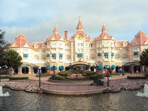 The front of Disneyland