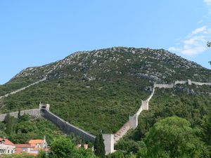 the walls at Ston Croatia