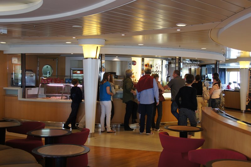 the bar on the ferry