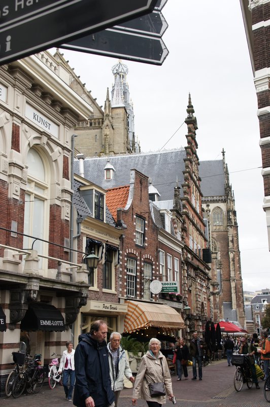 shopping in Haarlem Holland