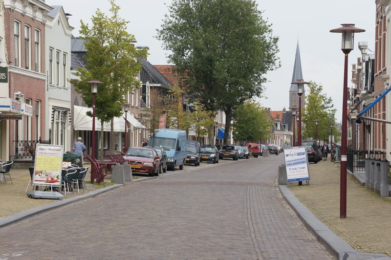 street in Workum Holland