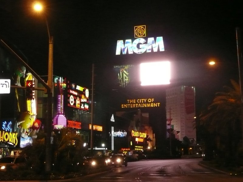 MGM at night
