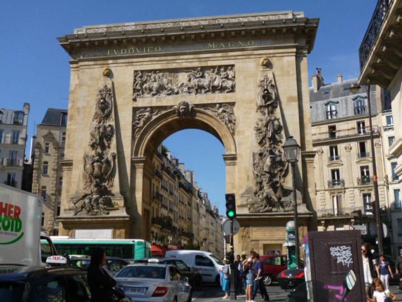 an entrance into Paris