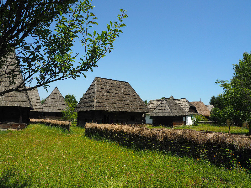 the old timber houses