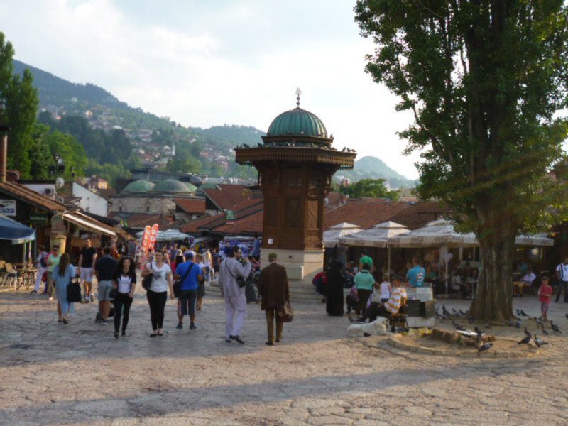 the big fountain Sarajevo