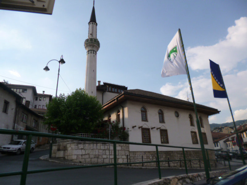 the mosque in old city Sarajevo