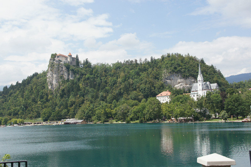 the lake in Bled