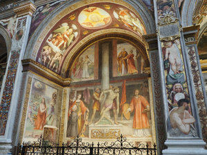 frescoes don by student da vinci benardini