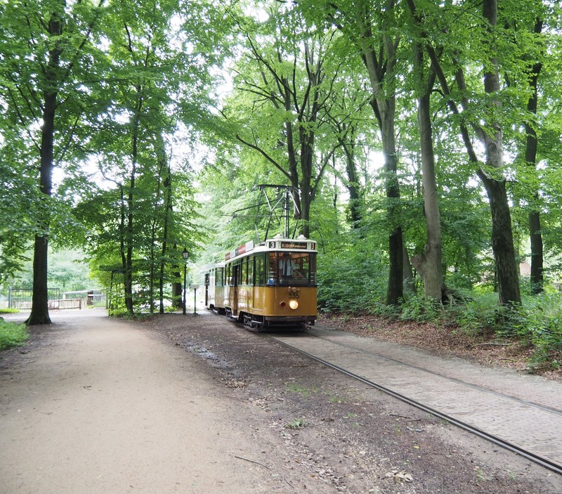 yellow tram