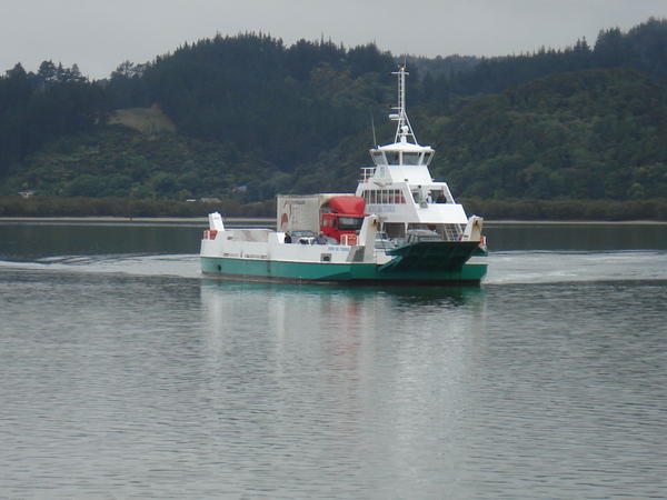 ferry across Hokianga harbour