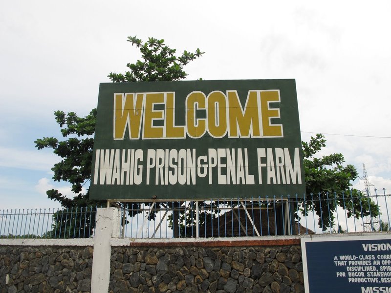 Visiting a prison