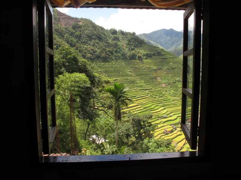 View from our room in Batad