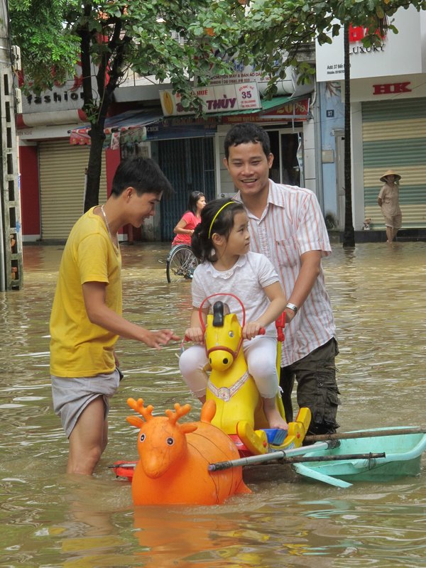Flooded streets of Hue