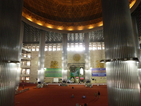 Inside the big mosque