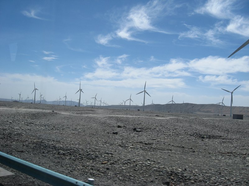 wind turbines en route
