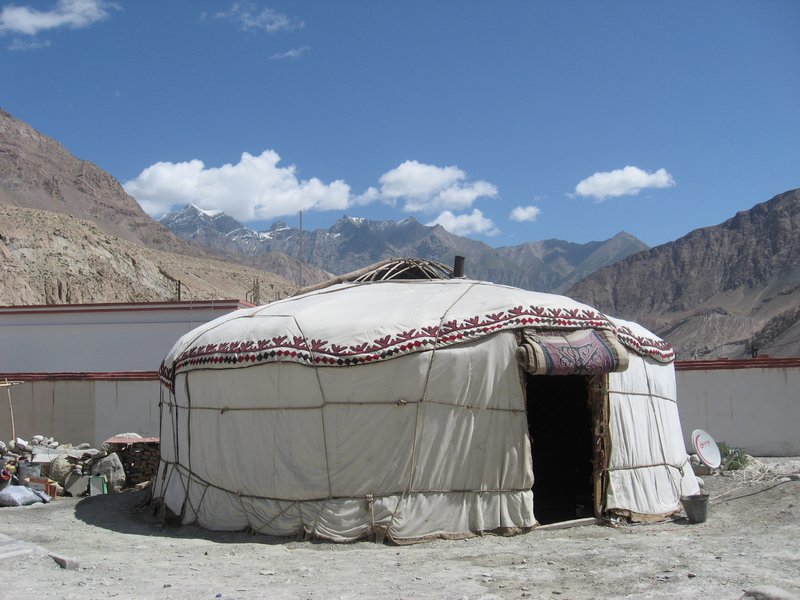 a yurt home