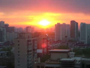 sunrise over Beijing