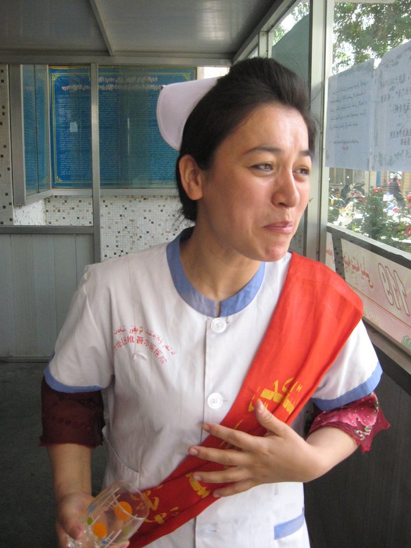 nurse at Uyghur Hospital, Kashgar