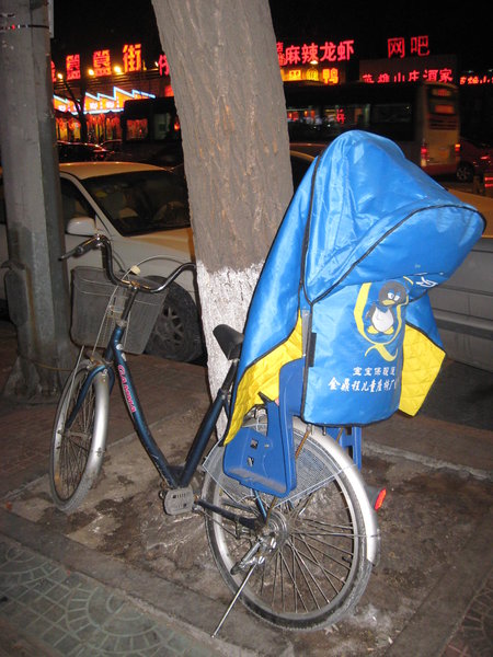 child's bike seat cover