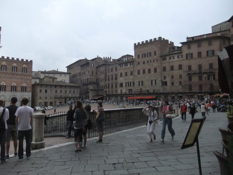 The centre of Siena