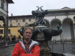 The ugliest fountain in Florence.