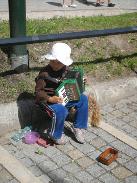 Youngest street performer ever?