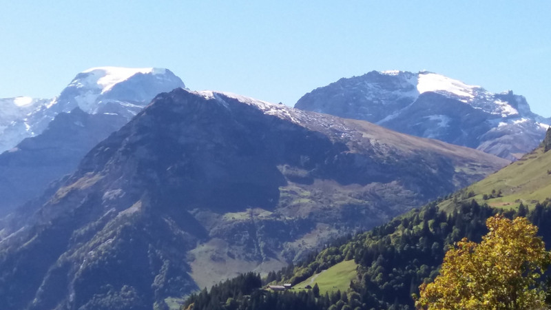 High mountains above Braunwald