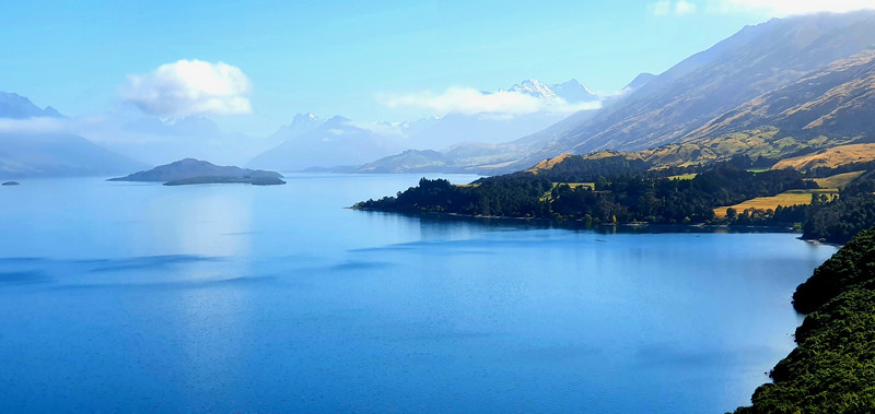 Lake Wakatipu from the road to Glenorchy