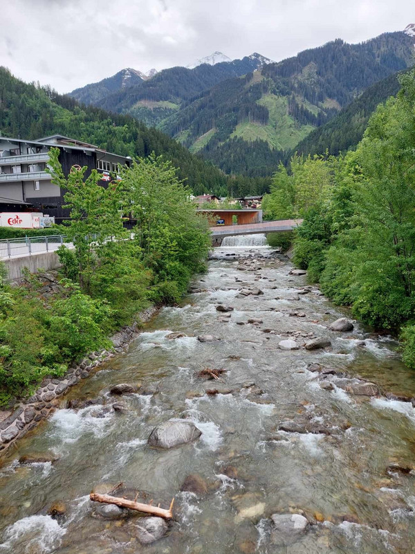 The Zill river in Mayrhofen 