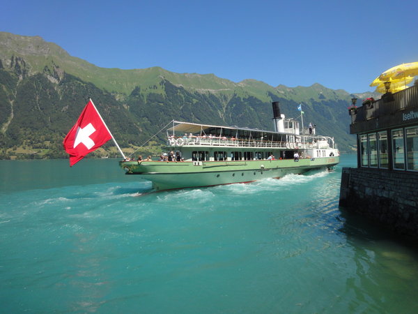 The paddle ferry on Lake Brienz