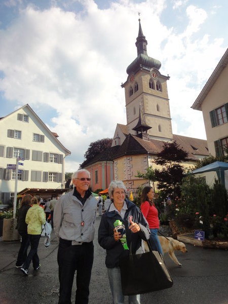 At Bischofszell rose festival