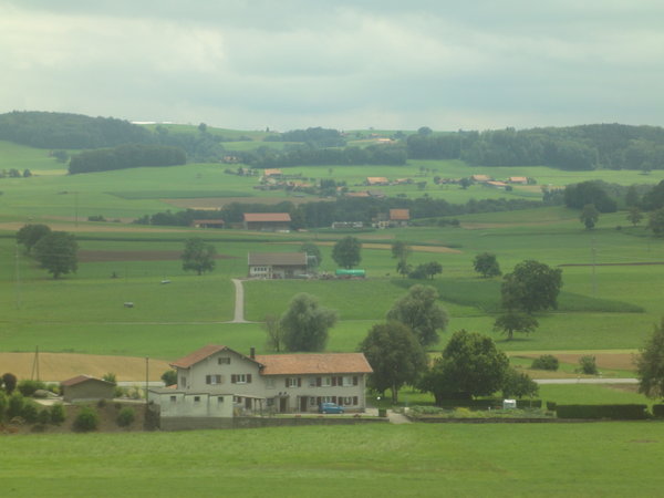 Rolling farmland