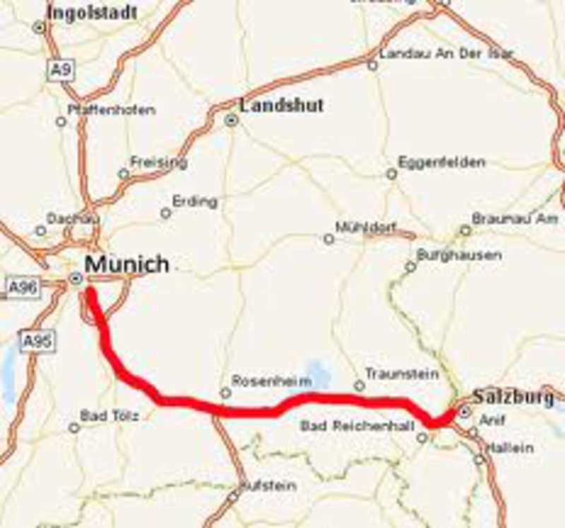 Munich to Salzburg