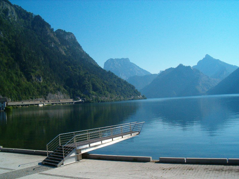 The lake front at Ebensee