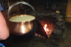 Heating the initial milk