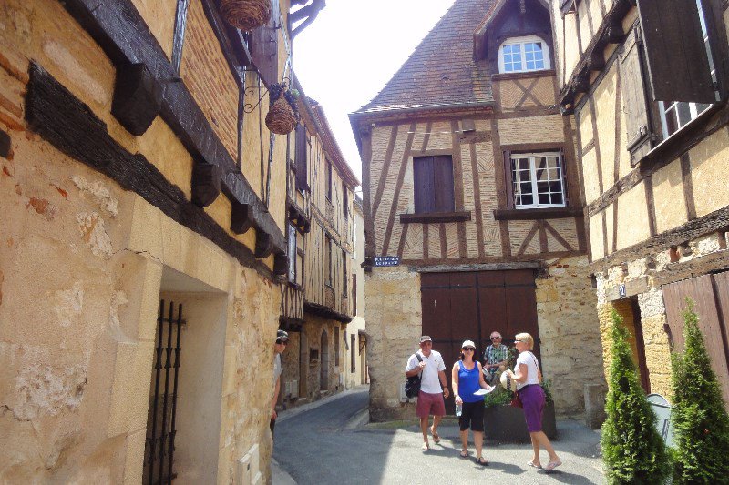 Half timber houses in Bergerac