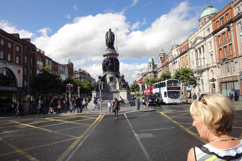 O'Connell street in Dublin