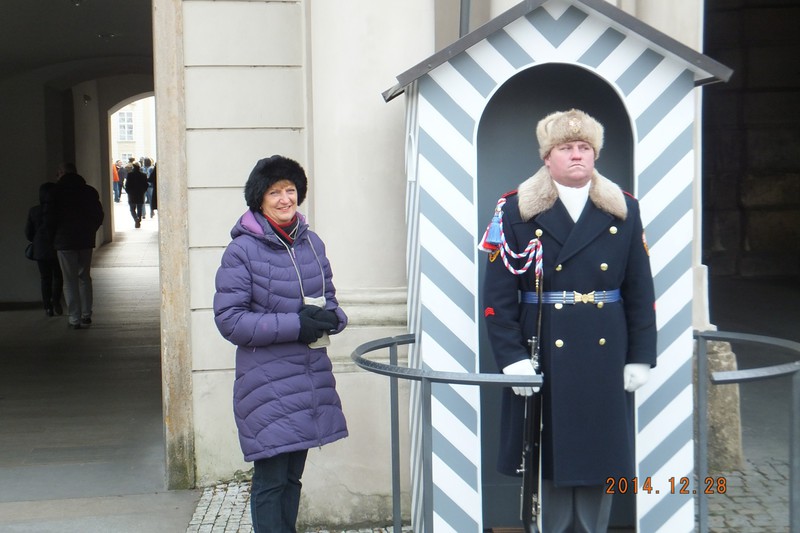 Me and a grumpy looking palace guard